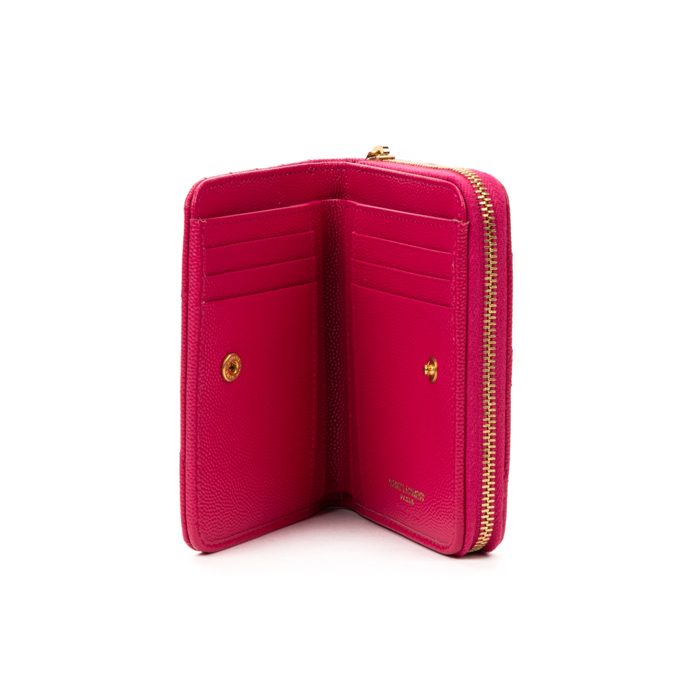 Yves Saint Laurent Zipper   in Pink Calfskin leather - Picture 3 of 4